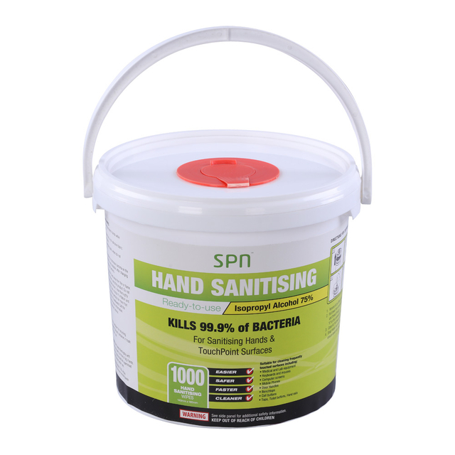 Big wipe dispensing bucket Disinfectant Wipes Gym 