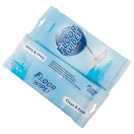  Automatic Clamp Floor Clean Mop Dust Clip Refill Wet Wipes