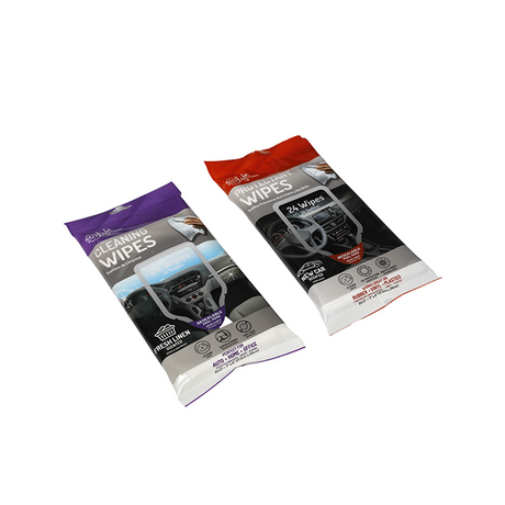 Customizable Interior And Exterior Dirt Grime Car Cleaning Wipes Auto Dashboard Cleaning Car Wash Wet Wipes