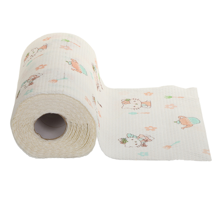 Wood Pulp Dry-Wet Nonwoven Kitchen Cloth