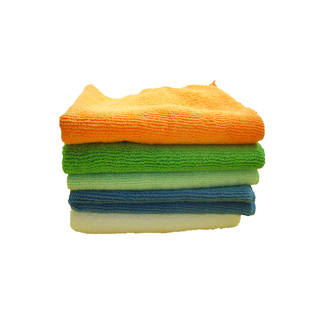 Customized Size Weight Yellow Absorbent Washable Dish Clothes Microfiber Kitchen Micro Fiber Towel Car Cleaning Microfiber Towel