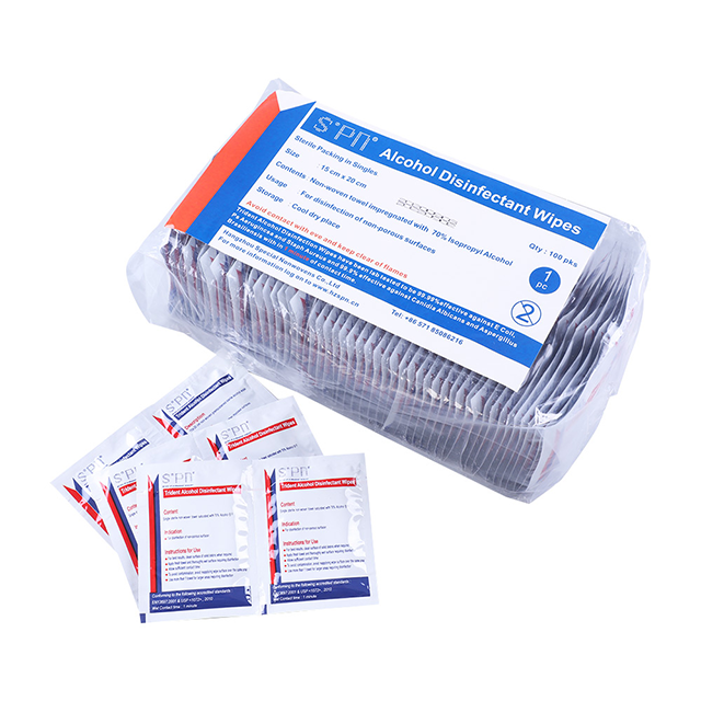 Sterile Non-woven Medical Alcohol Swab 70% Isopropyl Phone Wipes Alcohol Wet Wipes