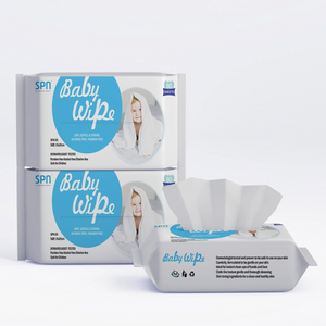  OEM Natural Unscented 99.9% Pure Water Baby Wipes 80pcs Big Pack