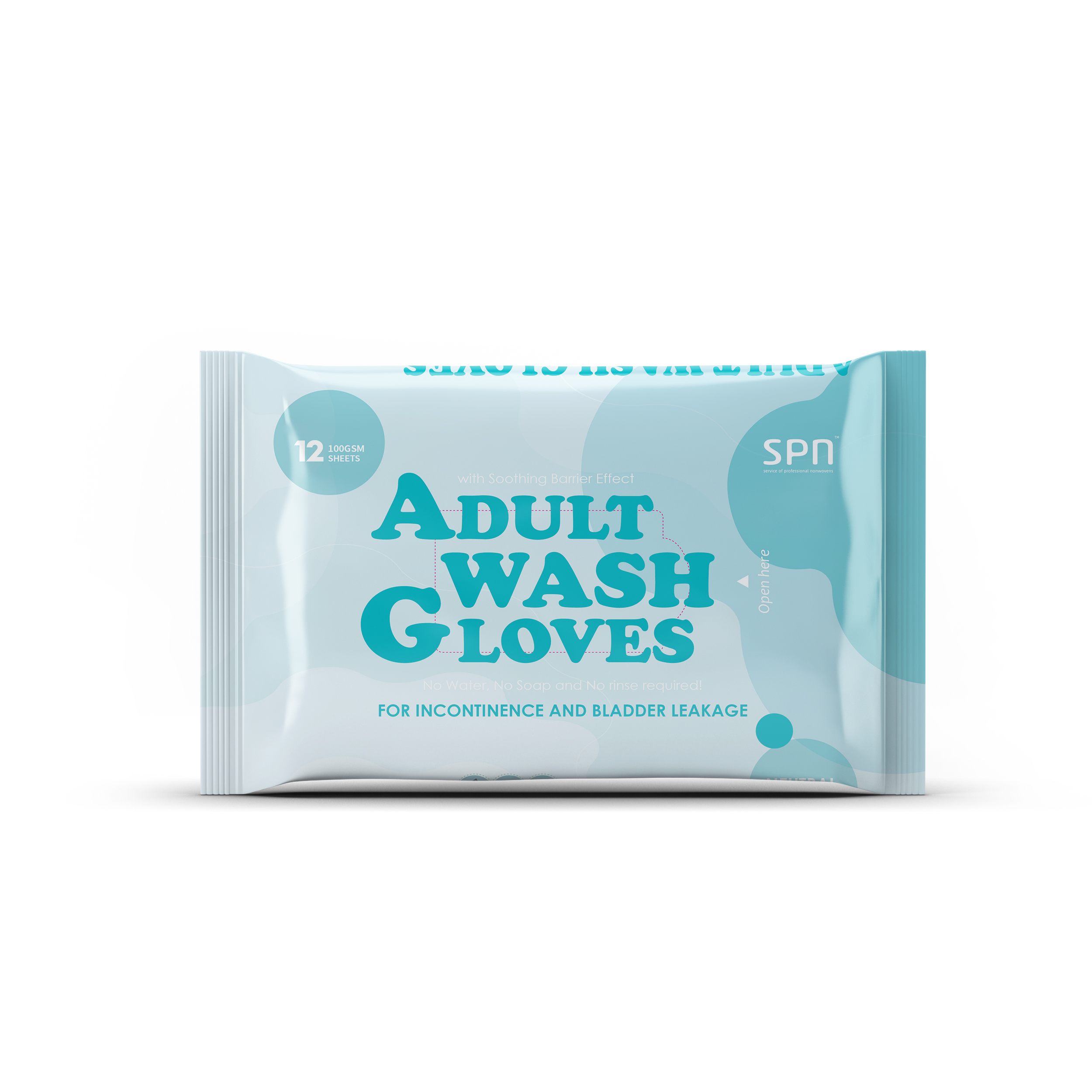 Adult Wash Gloves Wet Wipe 