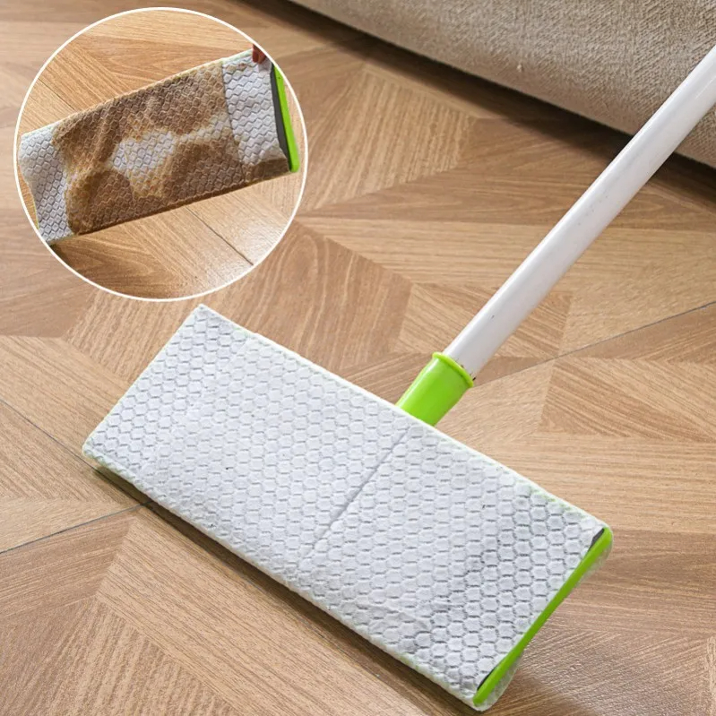 Floor Wet Wipes 100% Polyester Disposable NonWoven Cleaning Wipe Dry Mop Pad