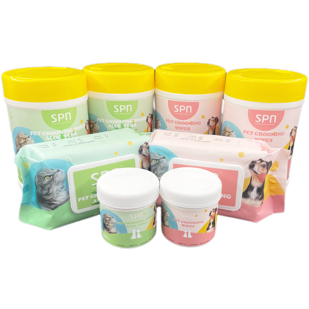 Puppy Dog Clean Grooming Wipes Pet Wet Wipe for Pet Paw Ear Eye Samll Canister