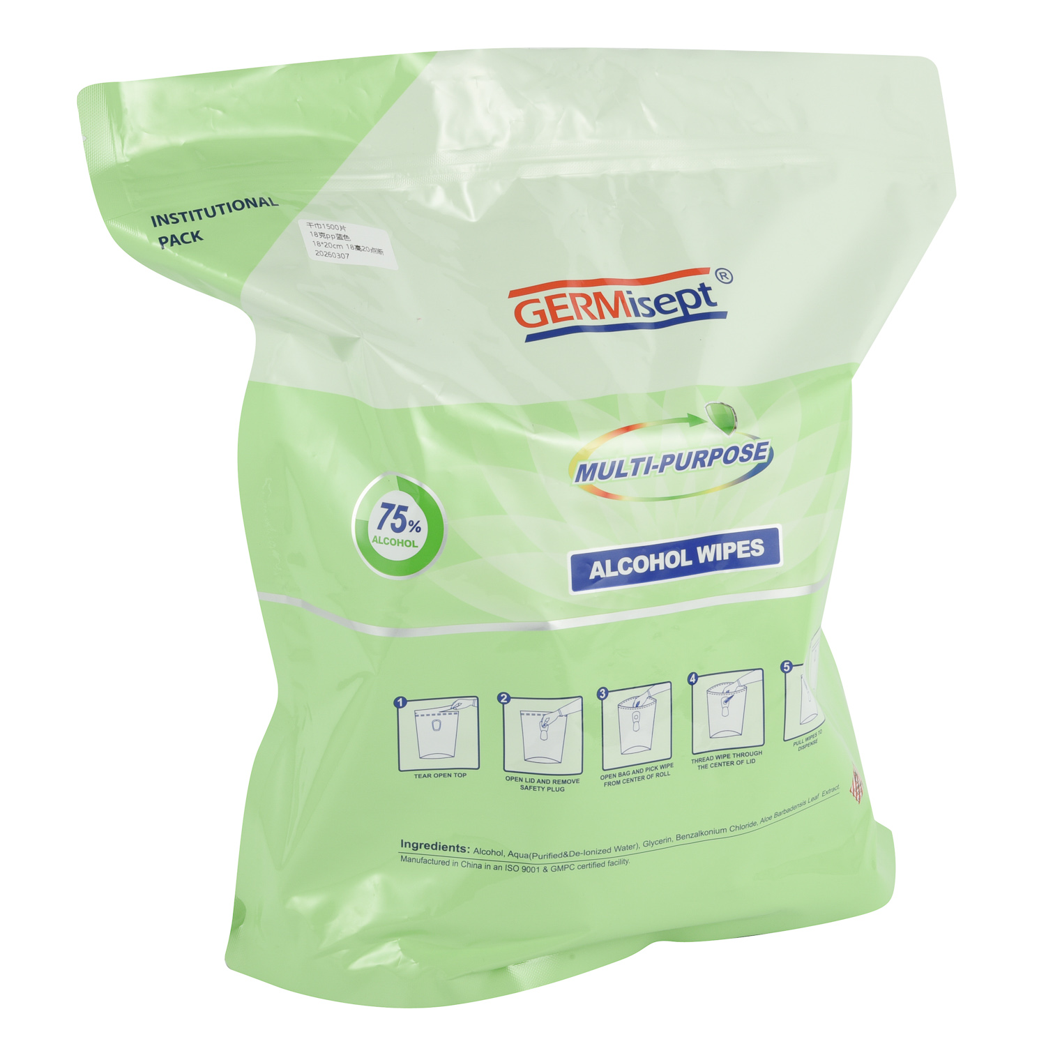 Alcohol Wipes Refill