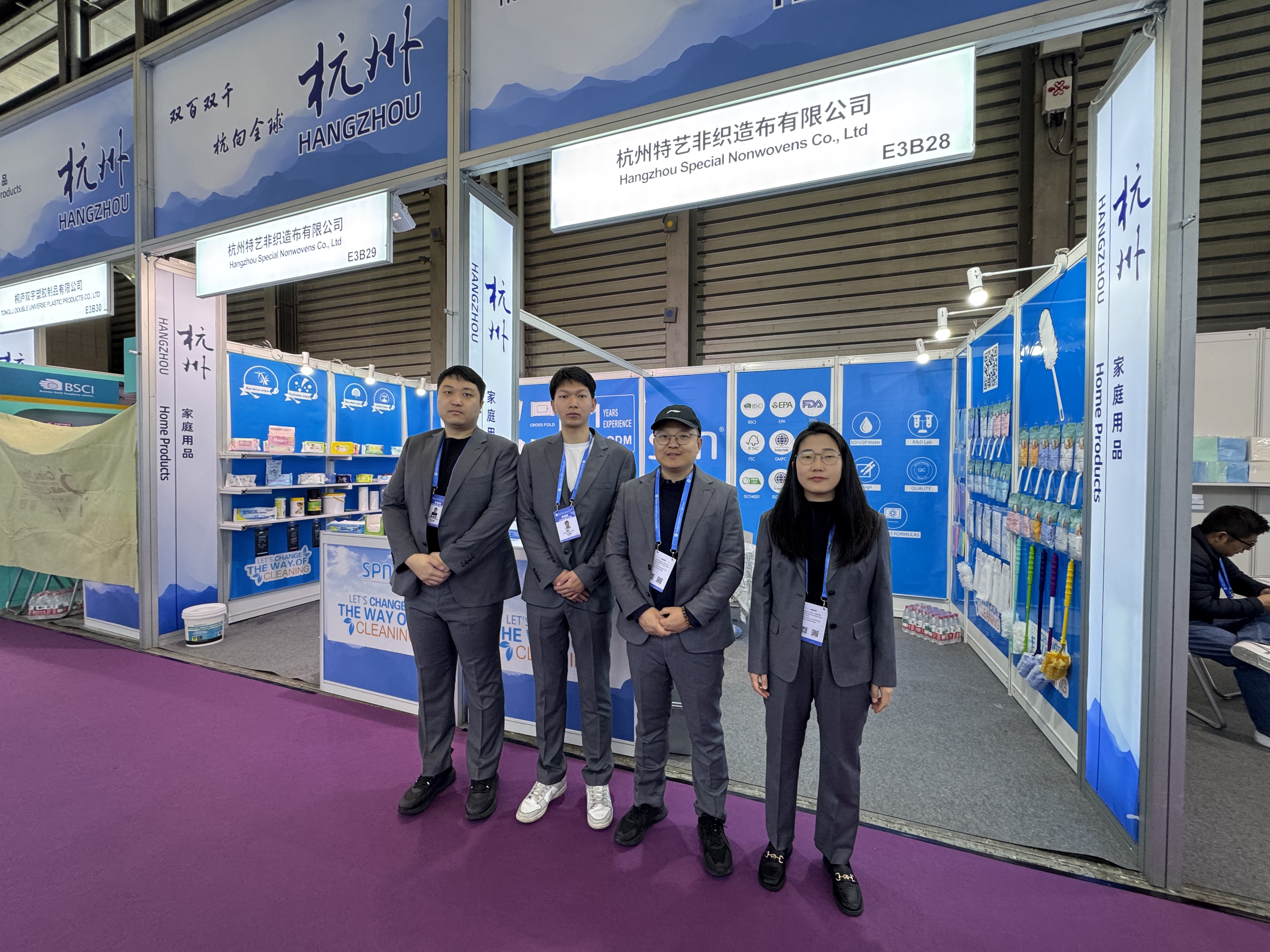 A container of versatile wipes suitable for baby, adult, and household use, emphasizing practicality.