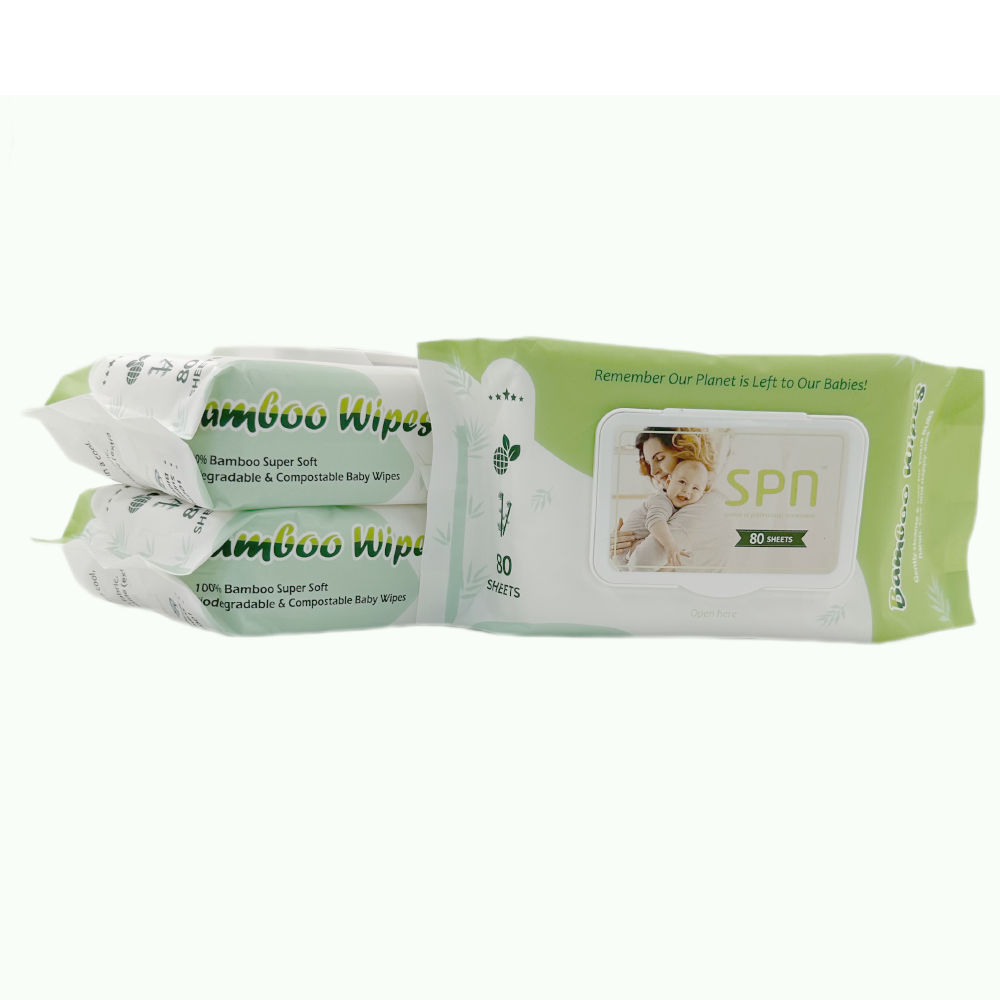 Natural Bamboo Baby Wipes