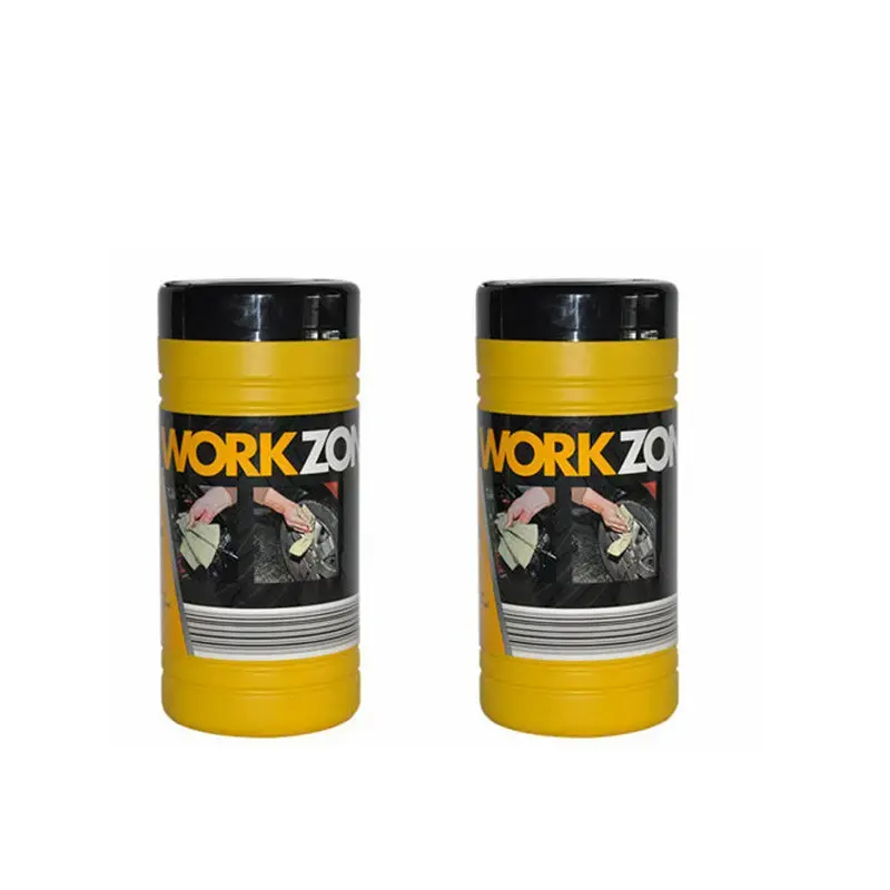 Industrial cleaning wipes used for heavy grease on machinery